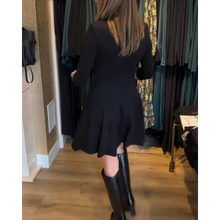 Load image into Gallery viewer, Bea - Einfarbiges elegantes Kleid mit Reißverschluss