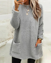 Load image into Gallery viewer, Elvie - Teddy Fleece Tunika ultra weicher Pullover