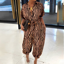 Load image into Gallery viewer, Zara - Knopf Spitzengürtel Jumpsuit