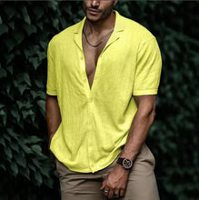Load image into Gallery viewer, Bram - Einfache Strickjacke aus Baumwolle für Herren