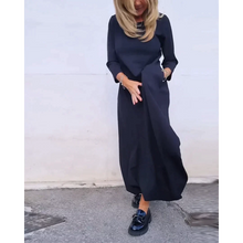 Load image into Gallery viewer, Geraliza - Einfaches Einfarbiges Taschenkleid