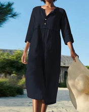 Load image into Gallery viewer, Rhea - Kleid mit halben Ärmeltaschen
