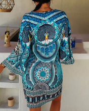 Load image into Gallery viewer, Franca - Boho Kleid mit langen Ärmeln