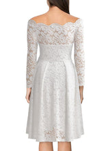 Load image into Gallery viewer, Emma - Vintage Kleid aus geblümter Spitze