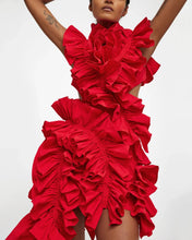 Load image into Gallery viewer, Aya - Plissiertes rückenfreies Kleid