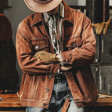 Load image into Gallery viewer, Jhonny - Denim Vintage Jacke
