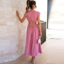 Load image into Gallery viewer, Carmina - Elegantes Sommer Bequem und elastisch Kleid