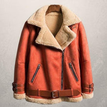 Load image into Gallery viewer, Gilian - Bikerjacke Wildlederimitat