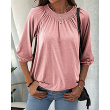 Load image into Gallery viewer, Jana - Locker geschnittene Bluse mit Viertelarm