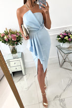 Load image into Gallery viewer, BreezyCharm - Onregelmatige elegante jurk met overslagborst