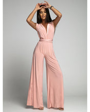 Load image into Gallery viewer, Silvia - Ärmelloser Jumpsuit mit V-Ausschnitt