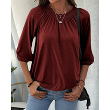 Load image into Gallery viewer, Jana - Locker geschnittene Bluse mit Viertelarm