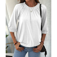 Load image into Gallery viewer, Jana - Locker geschnittene Bluse mit Viertelarm