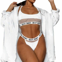 Load image into Gallery viewer, Olivia - Sexy durchbrochene Buchstaben geteilter Bikini