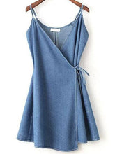 Load image into Gallery viewer, Ellfrida | Denim Pixie Kleid