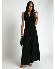 Load image into Gallery viewer, Silvia - Ärmelloser Jumpsuit mit V-Ausschnitt