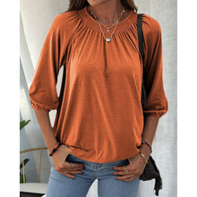Load image into Gallery viewer, Jana - Locker geschnittene Bluse mit Viertelarm