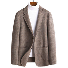 Load image into Gallery viewer, Gianluca - Herren-Knopfblazer aus Wolle mit Karomuster