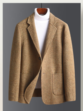 Load image into Gallery viewer, Gianluca - Herren-Knopfblazer aus Wolle mit Karomuster