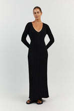 Load image into Gallery viewer, Agenly - Midi-Kleid mit langen Ärmeln