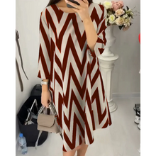 Load image into Gallery viewer, Thalia - Lockeres Zickzack-Kleid