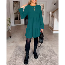 Load image into Gallery viewer, Vicky - Einfaches Langärmeliges Kleid
