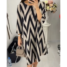 Load image into Gallery viewer, Thalia - Lockeres Zickzack-Kleid