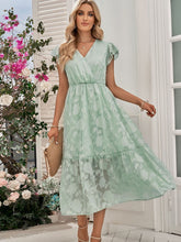 Load image into Gallery viewer, Felly - Florales Kleid mit Schmetterlingsärmeln