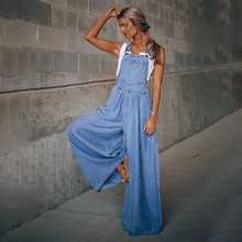 Load image into Gallery viewer, Felicia - Denim Sommer Jumpsuit