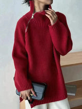 Load image into Gallery viewer, Karina - Roter Baumwollpullover