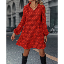 Load image into Gallery viewer, Devon - Langärmeliges Sommer Kragenkleid