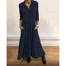 Load image into Gallery viewer, Rona - Kleid mit Bedruckter Jackenlage