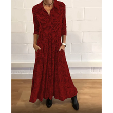 Load image into Gallery viewer, Rona - Kleid mit Bedruckter Jackenlage