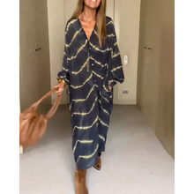 Load image into Gallery viewer, Melanie - Lockeres Kleid mit V-Ausschnitt