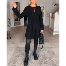 Load image into Gallery viewer, Vicky - Einfaches Langärmeliges Kleid