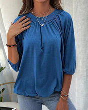 Load image into Gallery viewer, Jessica - Modisches Baumwollsweatshirt mit O-Ausschnitt