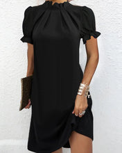 Load image into Gallery viewer, Gina - Knielanges Kleid mit Laternenärmeln