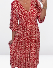 Load image into Gallery viewer, Kayla - Bedrucktes Sommerkleid