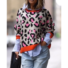 Load image into Gallery viewer, Lieselotte - Pullover mit Leopardenmuster