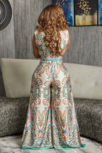 Load image into Gallery viewer, Rosey - Paisley Satin Jumpsuit