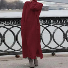 Load image into Gallery viewer, Sare - Elegantes langes Winterkleid