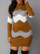Load image into Gallery viewer, Icy - Modisches bedrucktes Jerseykleid