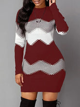 Load image into Gallery viewer, Icy - Modisches bedrucktes Jerseykleid