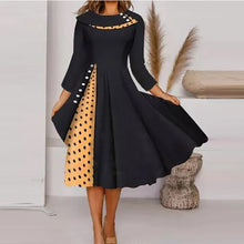 Load image into Gallery viewer, Vilma - Kleid mit Polka Dot Print