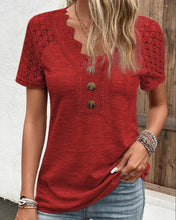 Load image into Gallery viewer, Rochelle - Elegantes Allure Spitzen-T-Shirt