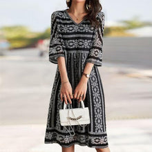 Load image into Gallery viewer, Nemia - Chic Eleganz Midi Kleid