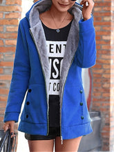 Load image into Gallery viewer, Cheena - UrbanComfort Fleecejacke mit Kapuze