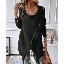 Load image into Gallery viewer, Eleonore - Strickjacke mit Quasten