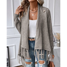Load image into Gallery viewer, Eleonore - Strickjacke mit Quasten