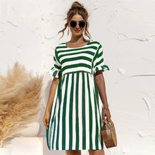 Load image into Gallery viewer, Ava - Gestreiftes Sommer Kleid